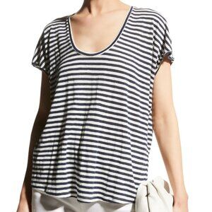 FRAME Easy Scoop-Neck Tee